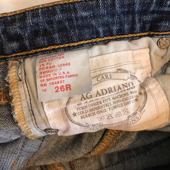 Adriano Goldschmied AG charlotte straight leg jeans size 26R - Picture 7 of 13